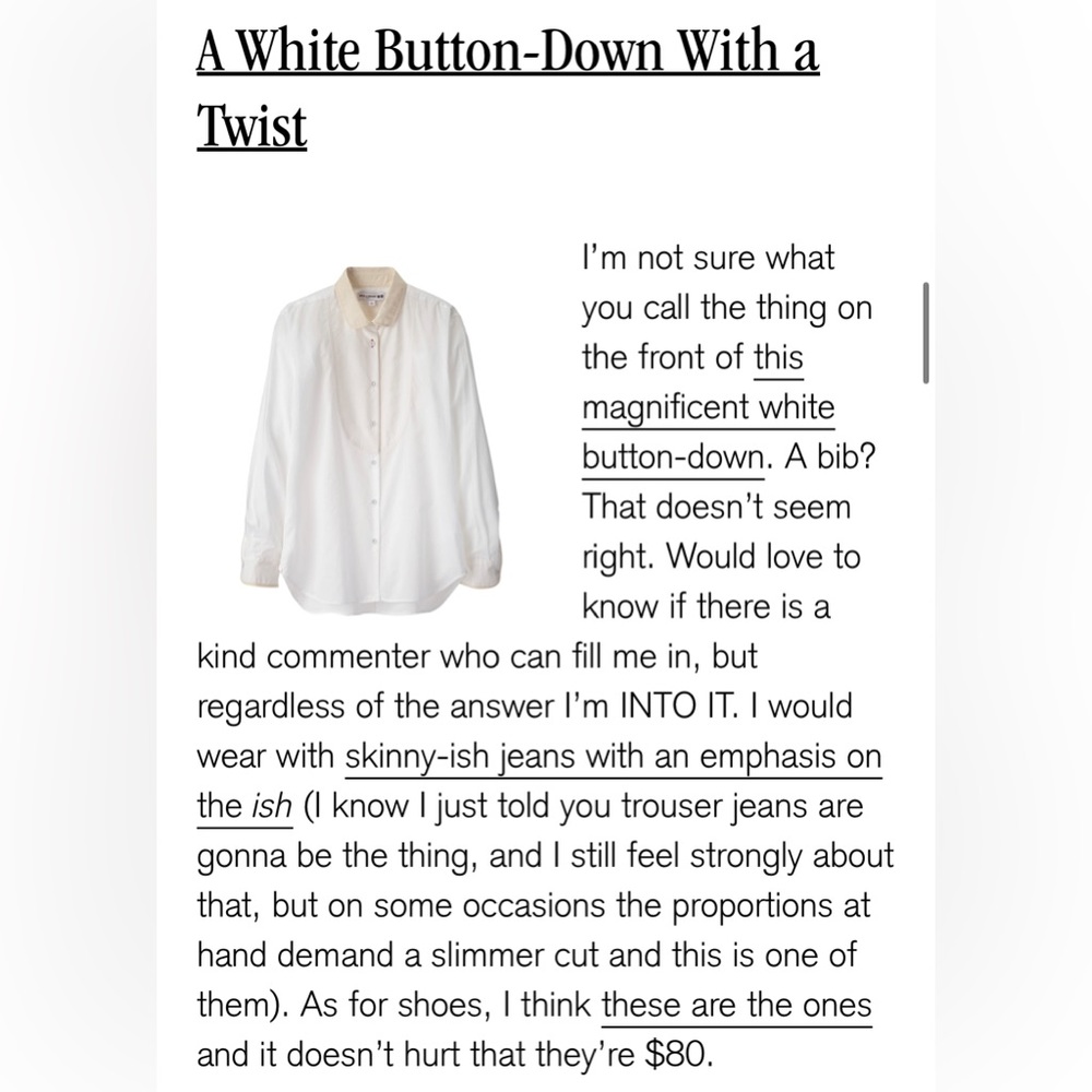 Ines De La Fressange Uniqlo button up shirt - Picture 2 of 10